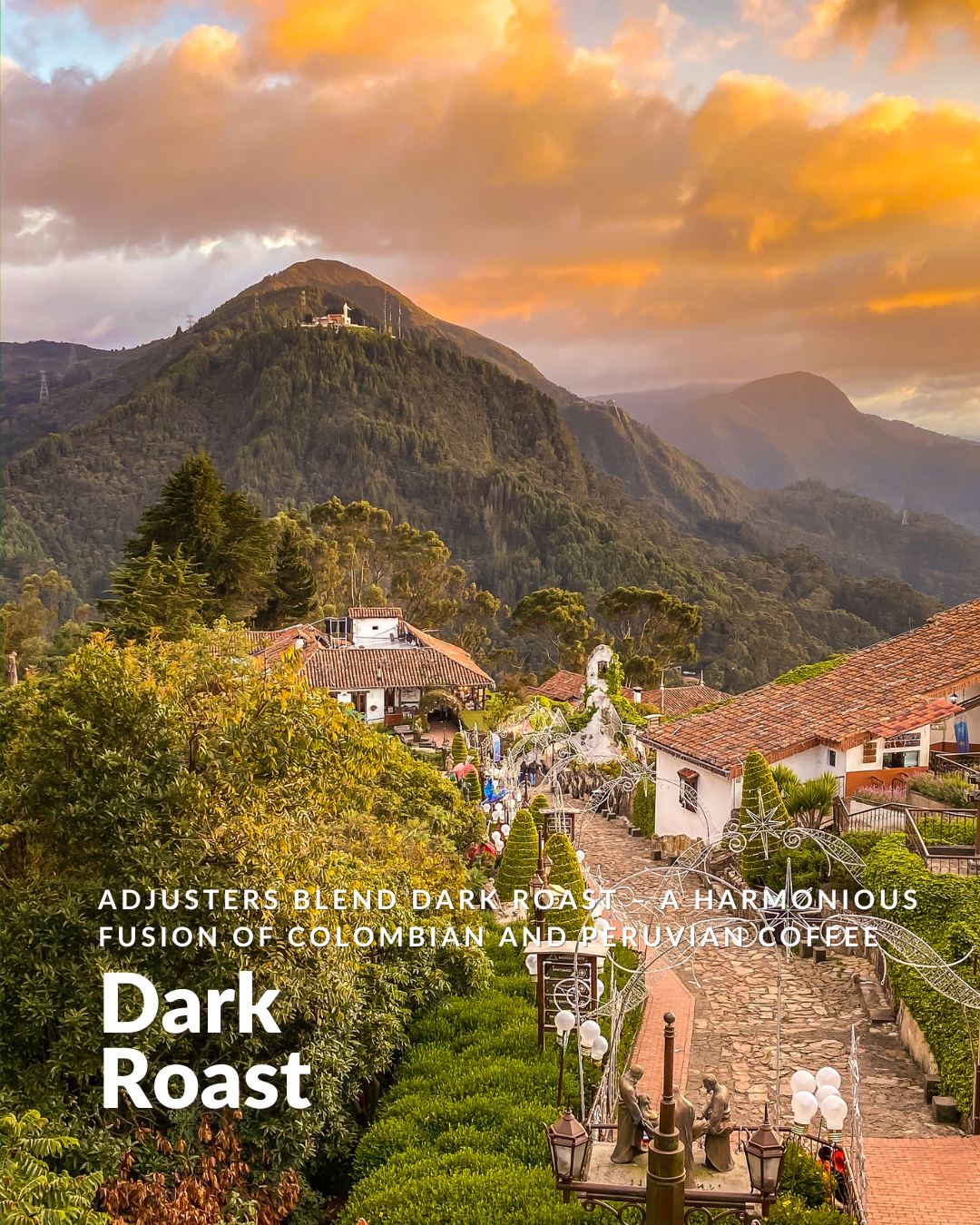 Adjusters Blend Dark Roast – A Harmonious Fusion of Colombian and Peruvian Coffee